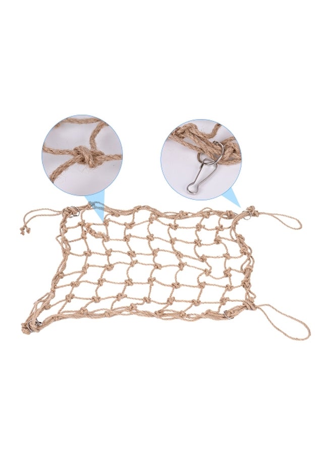 شبكة تسلق وأرجوحة شبكية للطيور متعدد الألوان - Image 5