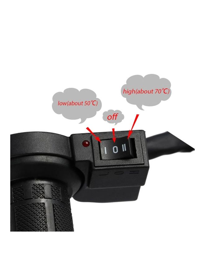 Generic - Motorcycle Heated Grips Handlebar With Switch - Image 1
