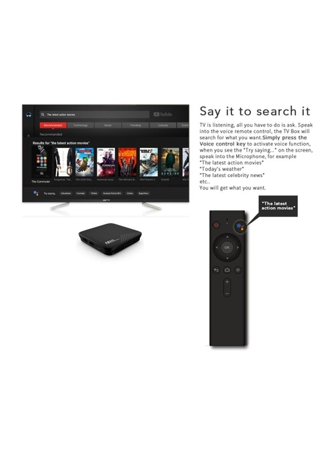 MECOOL - Android Set Top Box M8S PRO L ATV Black - Image 1