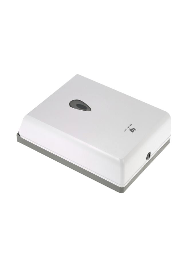 CHUANGDIAN Wall Mounted Tissue Paper Holder White/Grey  - Image 1