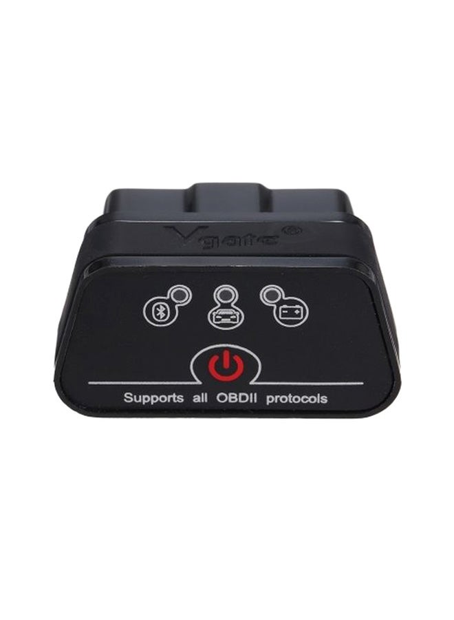 Vgate Bluetooth Diagnostic Code Reader For PC/Android Phone Black - Image 1