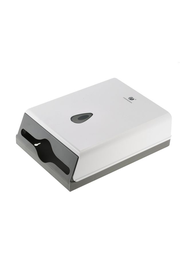 CHUANGDIAN Wall Mounted Tissue Paper Holder White/Grey  - Image 5