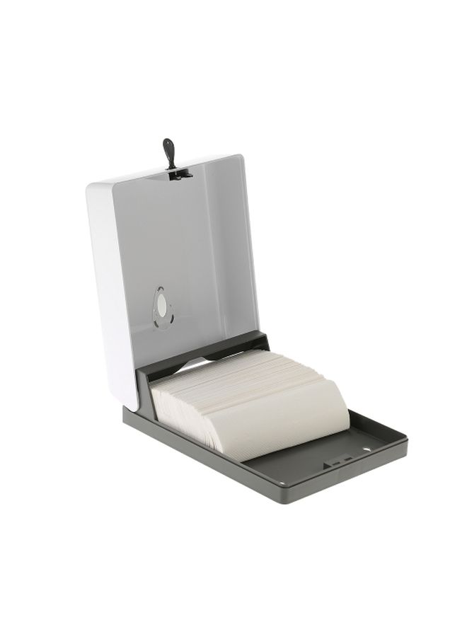 CHUANGDIAN Wall Mounted Tissue Paper Holder White/Grey  - Image 4