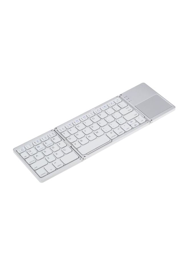KKmoon Wireless Folding Keyboard With Touchpad For iPhone 6s/iPad Pro/MacBook White - Image 2