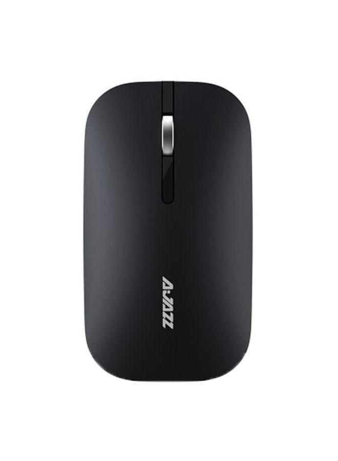 Ajazz Dual Modes Wireless Mouse Black  - Image 1