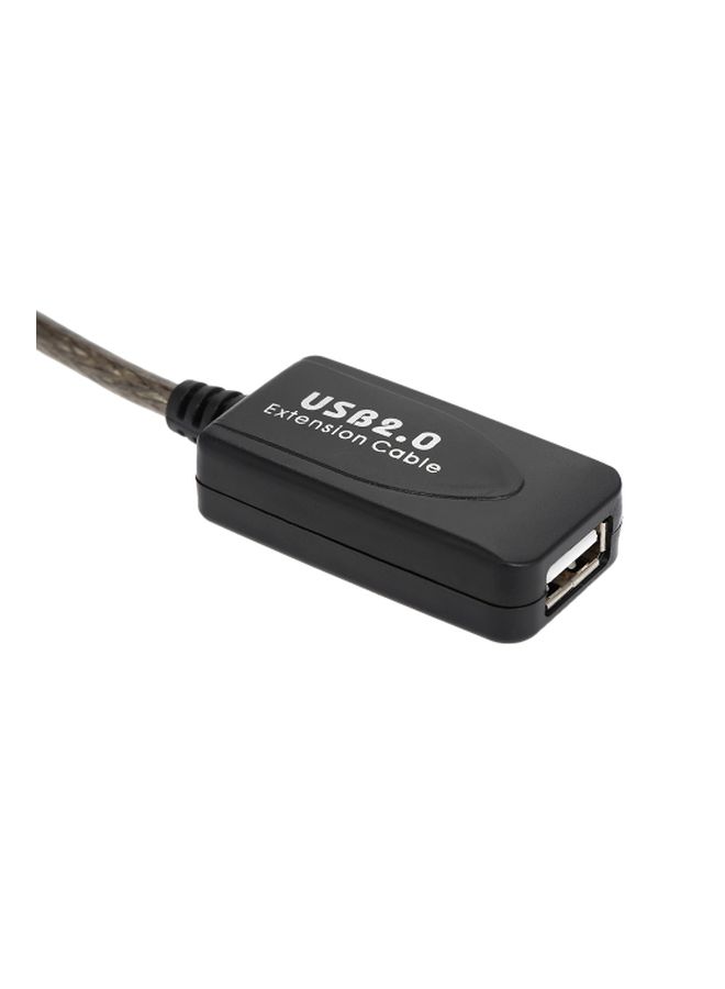 كابل تمديد من USB 2.0 أنثى إلى ذكر ذهبي - Image 3