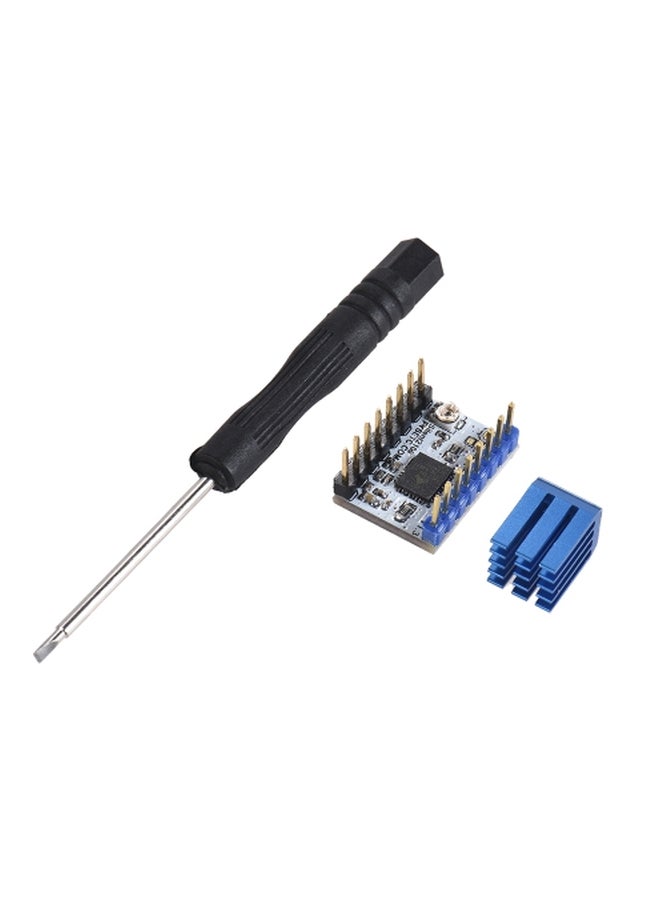 Silent Stepper Motor Driver Module With Heat Sink Screwdriver White/Black/Blue