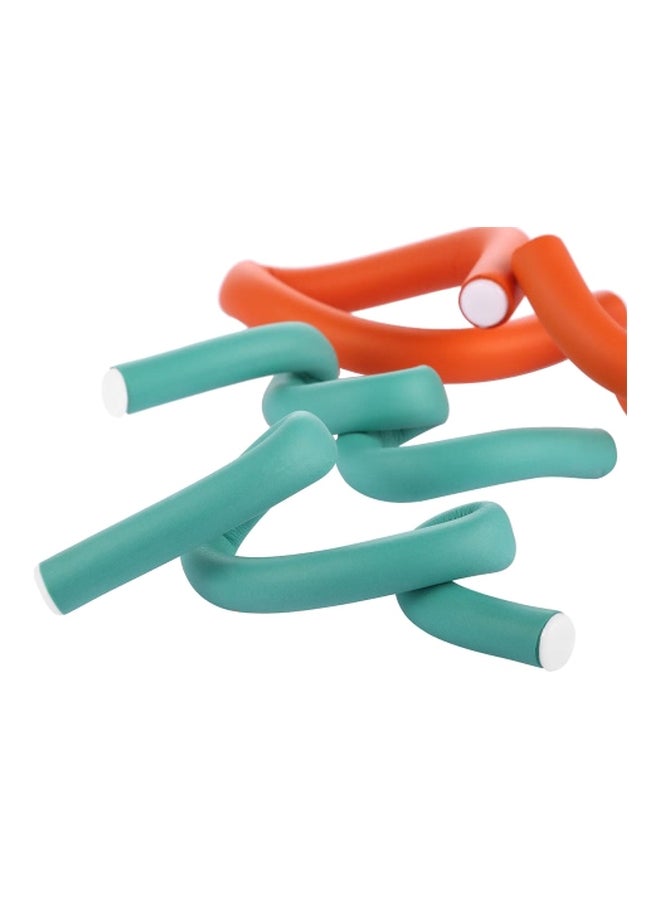 طقم بكر للف الشعر مكون من 36 قطعة أزرق/ أخضر/ وردي - Image 5