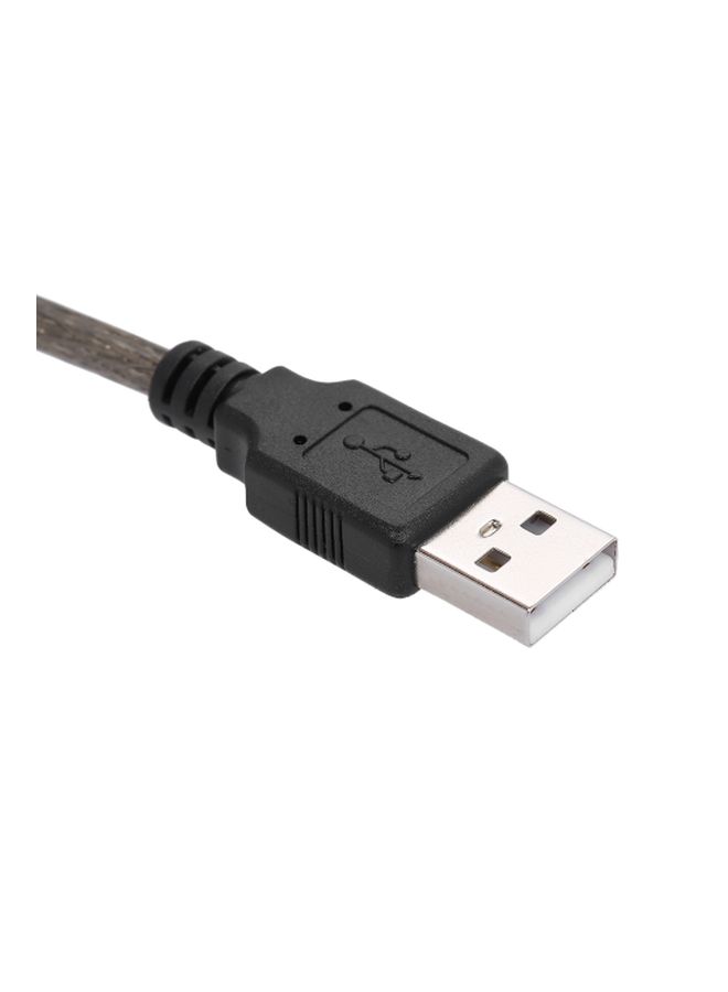 كابل تمديد من USB 2.0 أنثى إلى ذكر ذهبي - Image 2