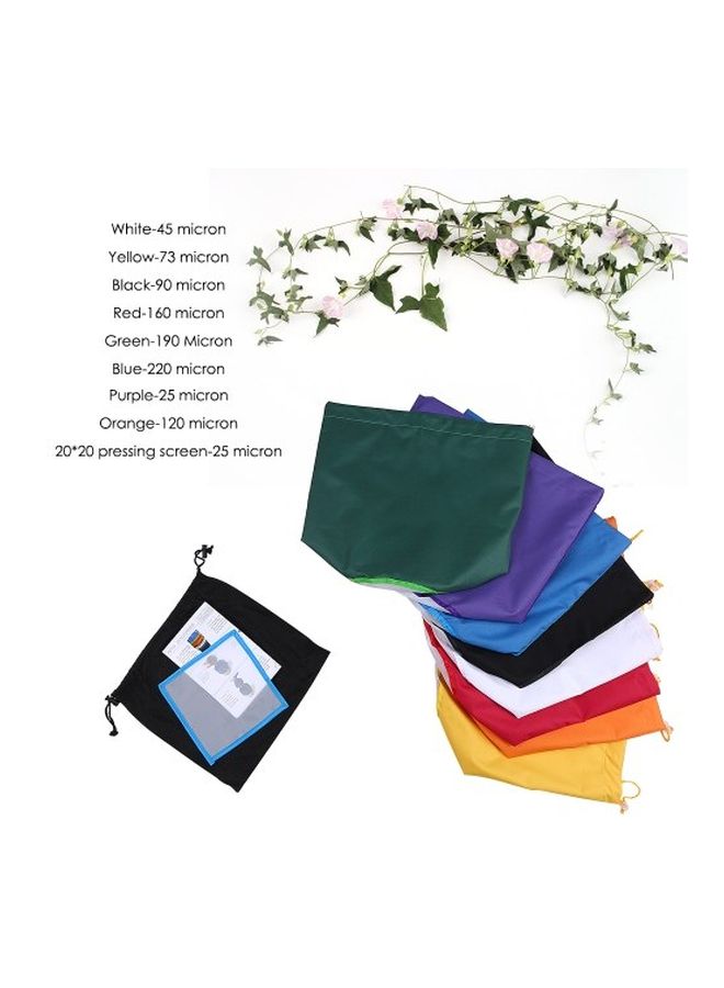 8-Piece Filter Bag Kit Multicolour 30cm