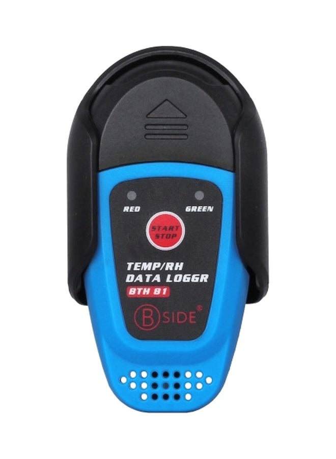 BSIDE Portable Mini Humidity Data Recorder Blue/Black 7.5x4x2.5cm - Image 1