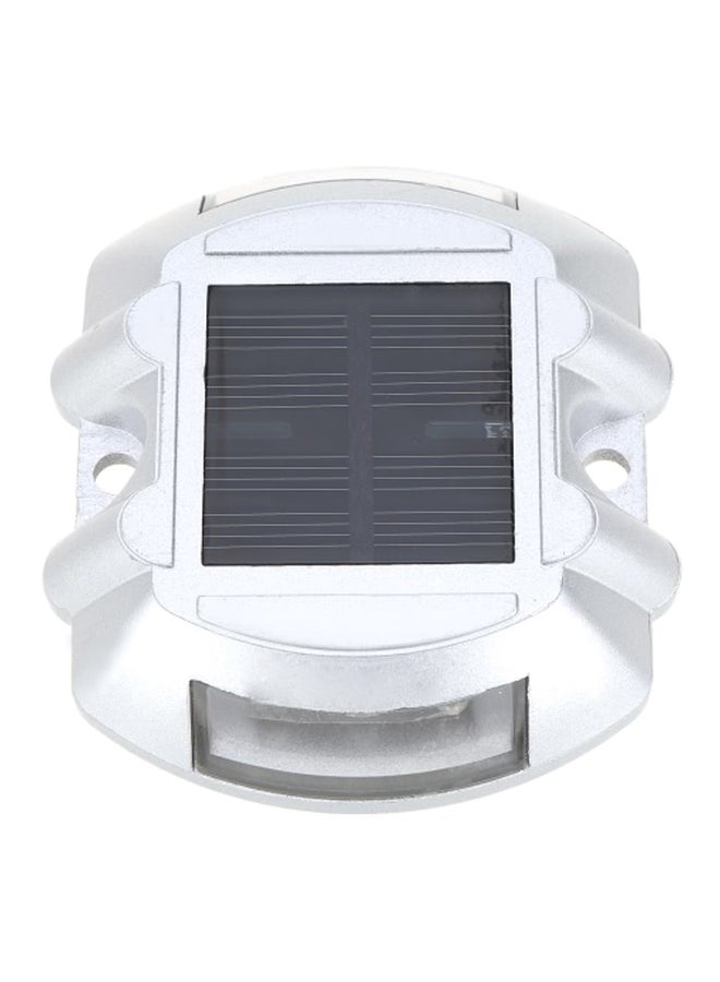 Solar Powered LED Stud Lamp Red 10.7x2.5x9cm - Image 3