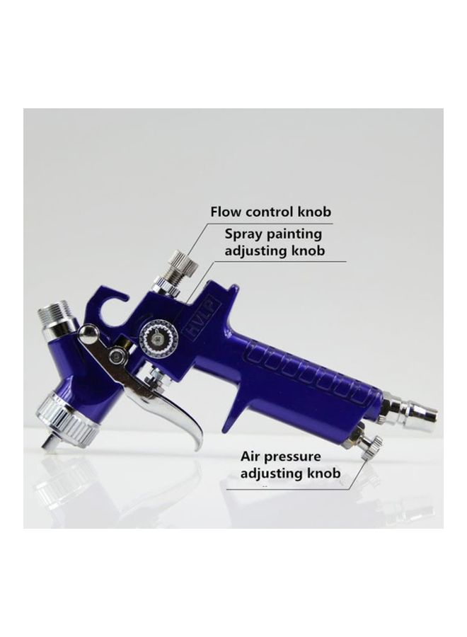 HVLP Air Spray Gun Dark Blue 178x93x97mm  - Image 4