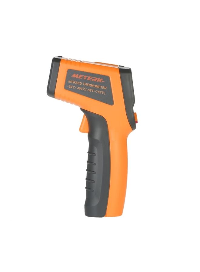 Meterk Portable Handheld Digital LCD Infrared Thermometer Orange/Grey 14x3.5x8.5centimeter - Image 5