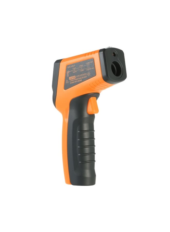 Meterk Portable Handheld Digital LCD Infrared Thermometer Orange/Grey 14x3.5x8.5centimeter - Image 2