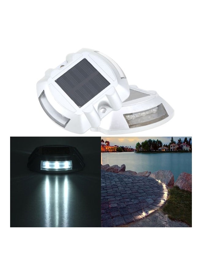 مصباح بإضاءة LED يعمل بالطاقة الشمسية أبيض 10.7x2.5x9سم  - Image 2