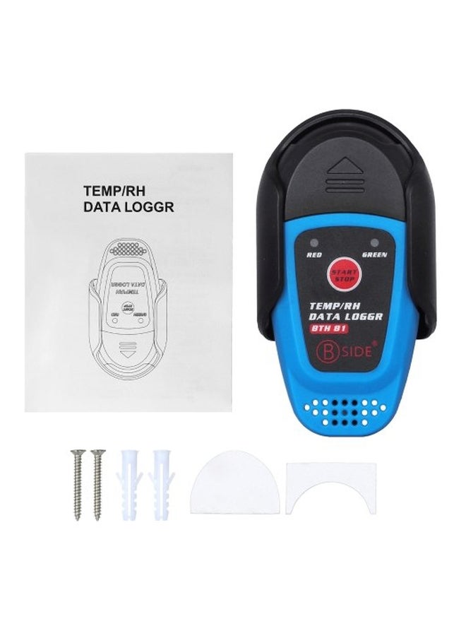 BSIDE Portable Mini Humidity Data Recorder Blue/Black 7.5x4x2.5cm - Image 2
