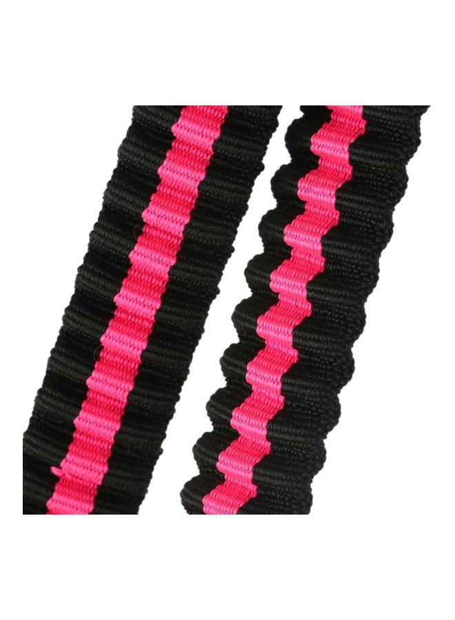 Adjustable Retractable Leash Pink/Black - Image 2