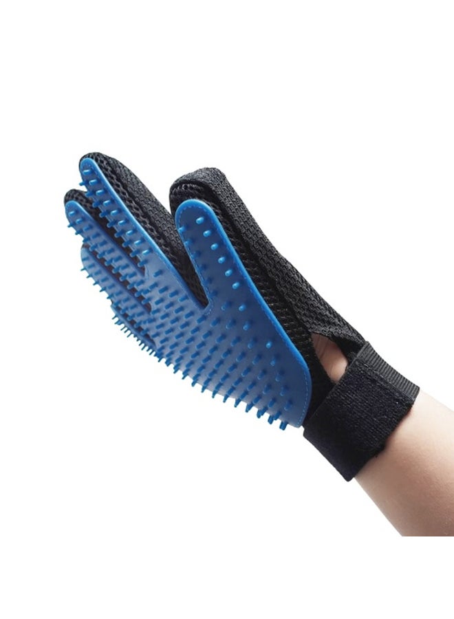 2-Piece Dog Brush Glove Set Blue/Black - Image 5