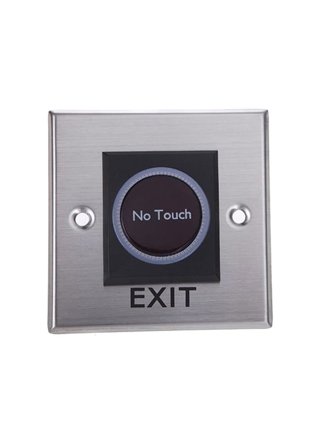 ماركة غير محددة - زر خروج مزود بمستشعر ومؤشر LED يحمل عبارة "No Touch" متعدد الألوان 8.6x8.6x3.9سم - Image 1