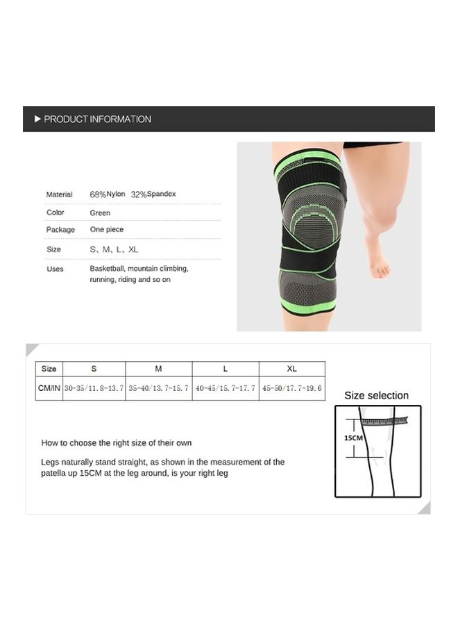 Generic - Adjustable Compression Straps Knee Support - Free Size - Color May Vary - Image 1