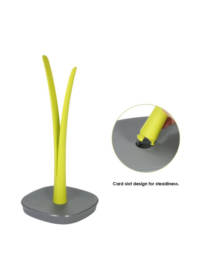 آنسيلف حامل لفافة ورق المطبخ أخضر/رمادي 16x16x35سم - Image 2