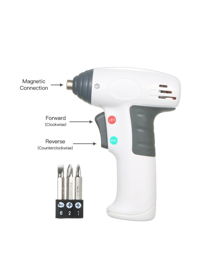 Generic Cordless Screwdriver White  - Image 5