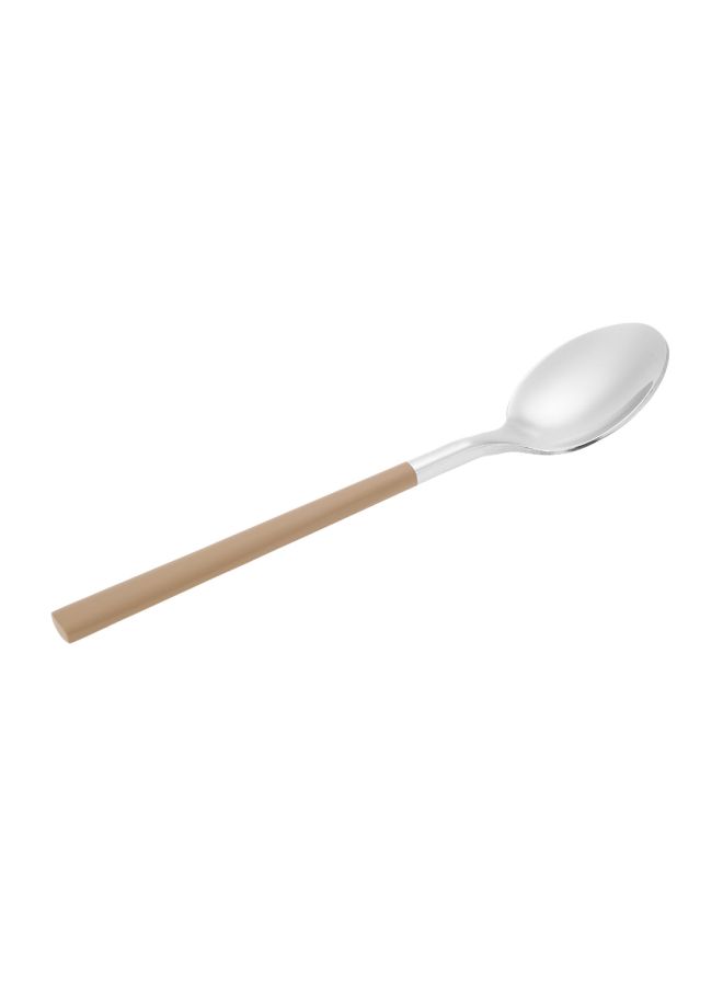 Stainless Steel Spoon Brown/Silver 14.8x2.8cm - Image 2