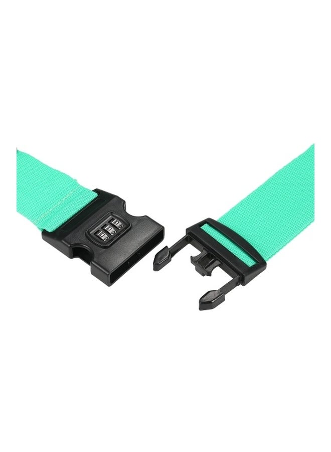 Long Cross Luggage Bag Strap Green/Black  - Image 3