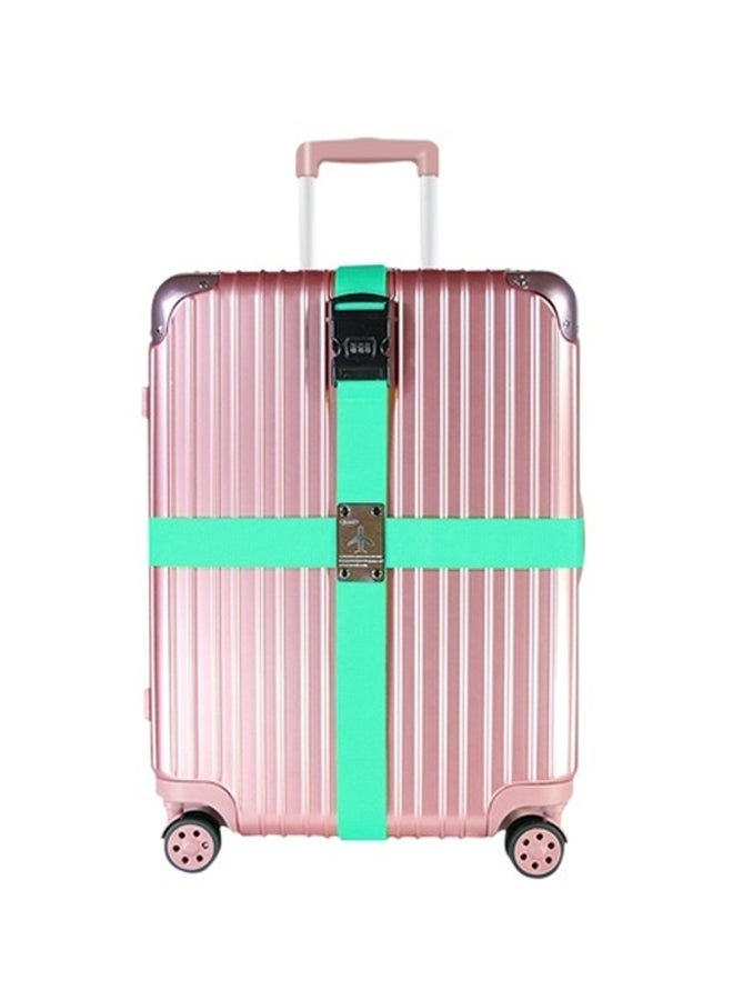Long Cross Luggage Bag Strap Green/Black  - Image 5