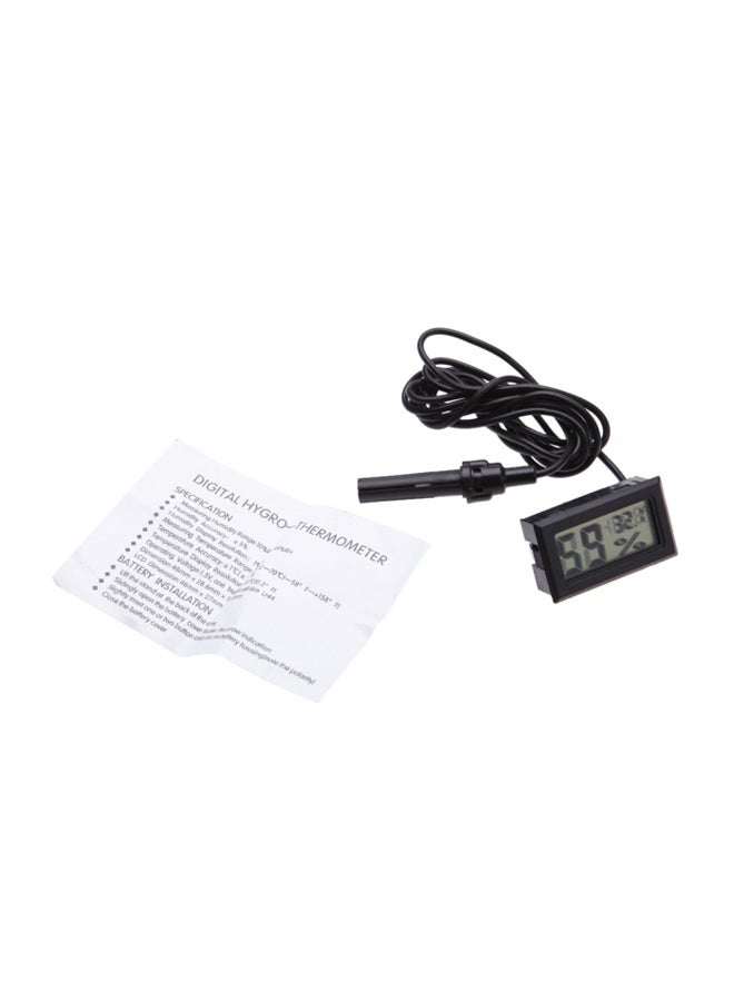 LCD Digital Thermometer Black - Image 3