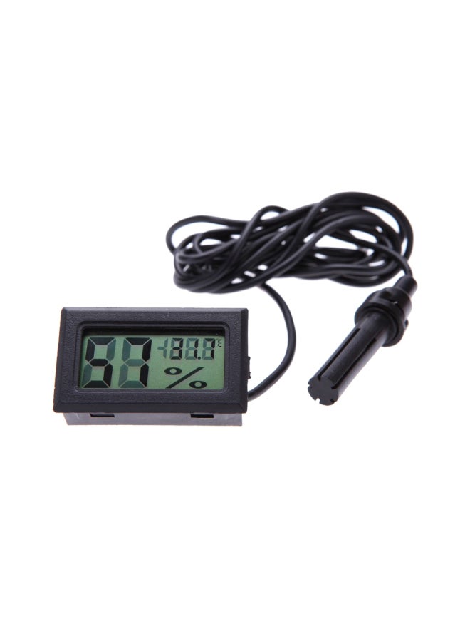 LCD Digital Thermometer Black - Image 1