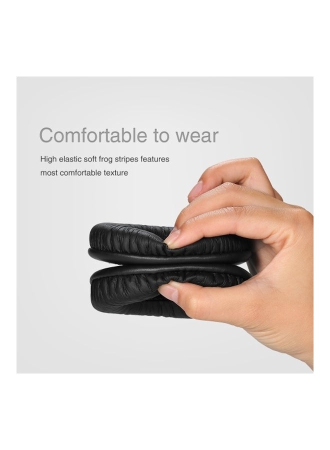 Replacement Memory Ear Pad Cushion For Sony MDR-7506/MDR-V6/MDR-CD 900ST Headphones Black