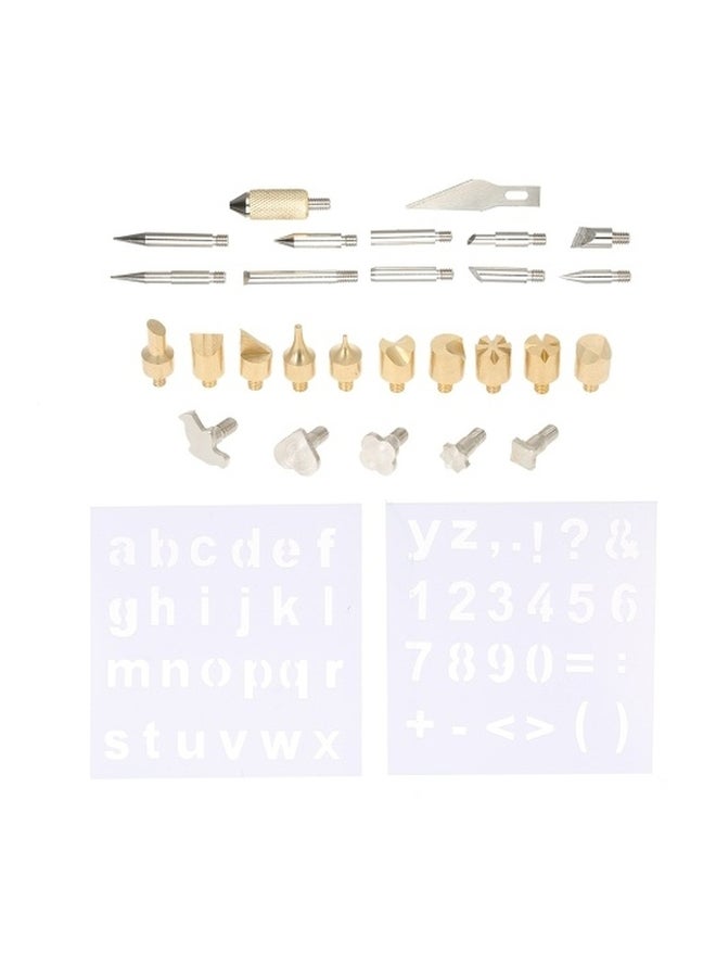 28-Piece Welding Soldering Iron Kit Blue/Black/Gold - Image 3