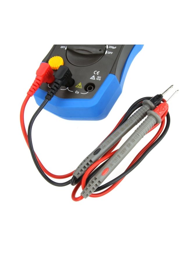 HoldPeak - Handheld Digital Capacitance Meter Black/Blue - Image 1