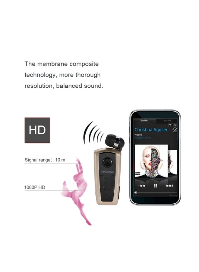Fineblue - In-Ear Bluetooth Headset Black - Image 1