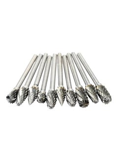 Generic 10-Piece Electric Grinding Accessories Silver 0.12x0.24inch  - Image 1