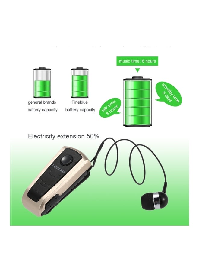 Fineblue - In-Ear Bluetooth Headset Black - Image 1