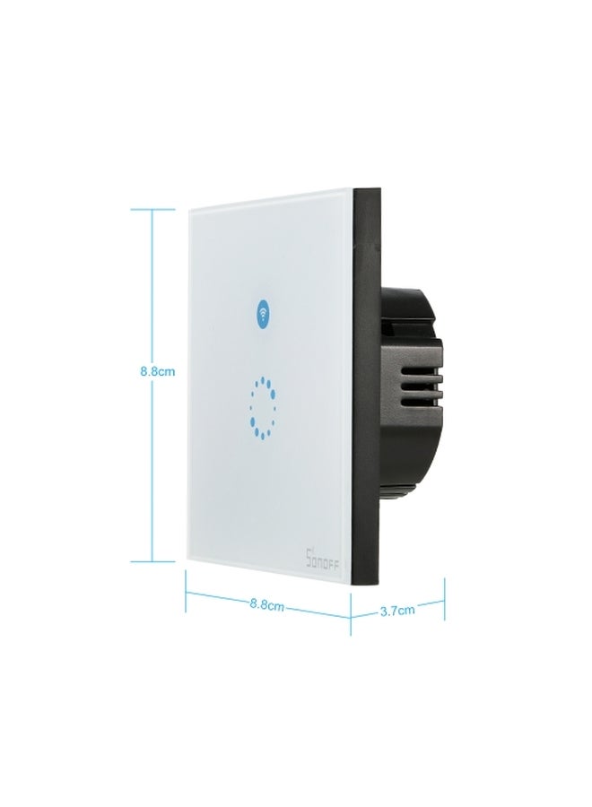 SONOFF - Wifi Touch Screen Switch White/Black - Image 1