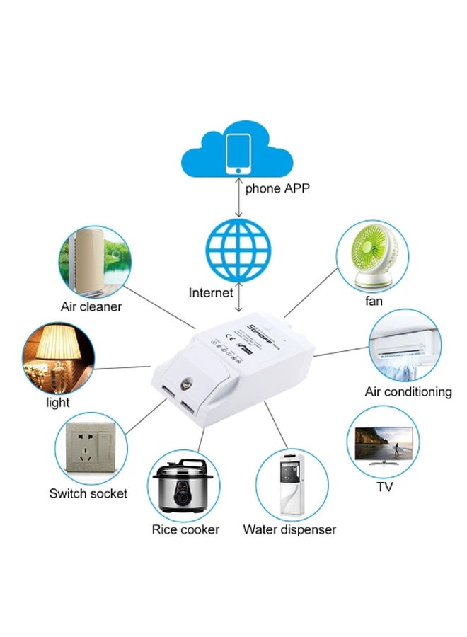 SONOFF Temperature And Humidity Sensor For Home White/Black 0.5meter - Image 2