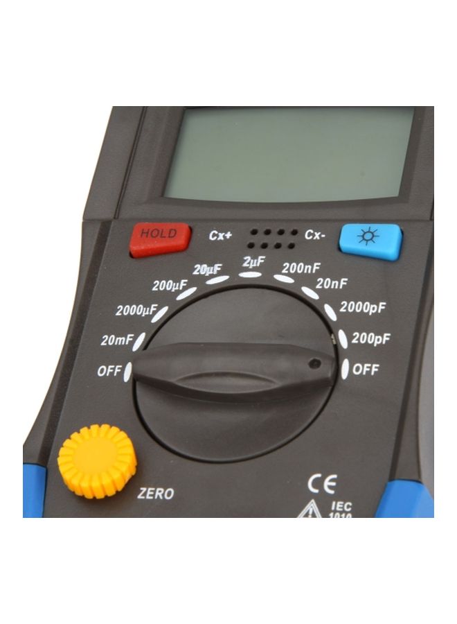 HoldPeak - Handheld Digital Capacitance Meter Black/Blue - Image 1