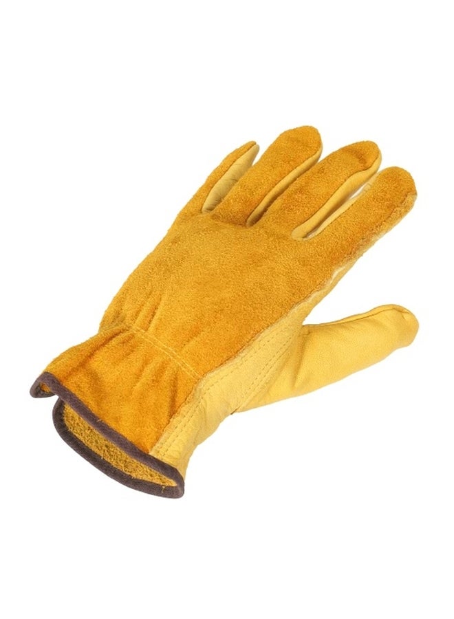 قفازات حماية مانعة للانزلاق أصفر 26x13سم - Image 4