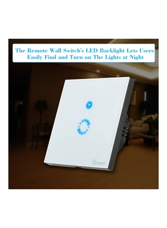 SONOFF - Wifi Touch Screen Switch White/Black - Image 1