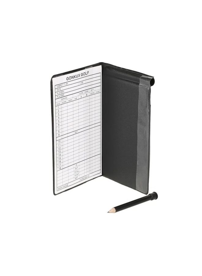 Generic Golf Score Tracking Card Scorecard Holder With Pencil - Image 3