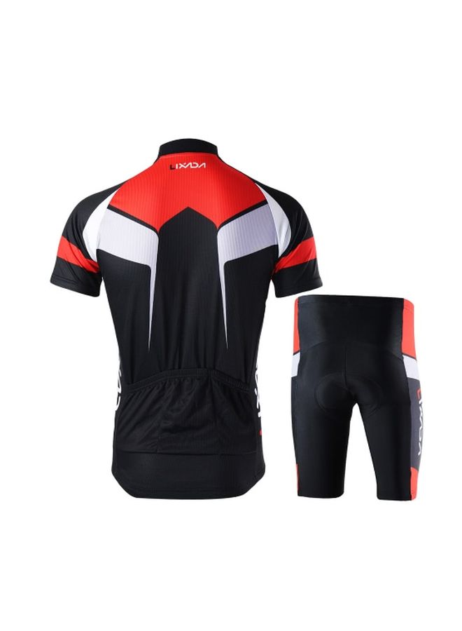 LIXADA - Jersey And Padded Shorts Cycling Set -XL XL - Image 1