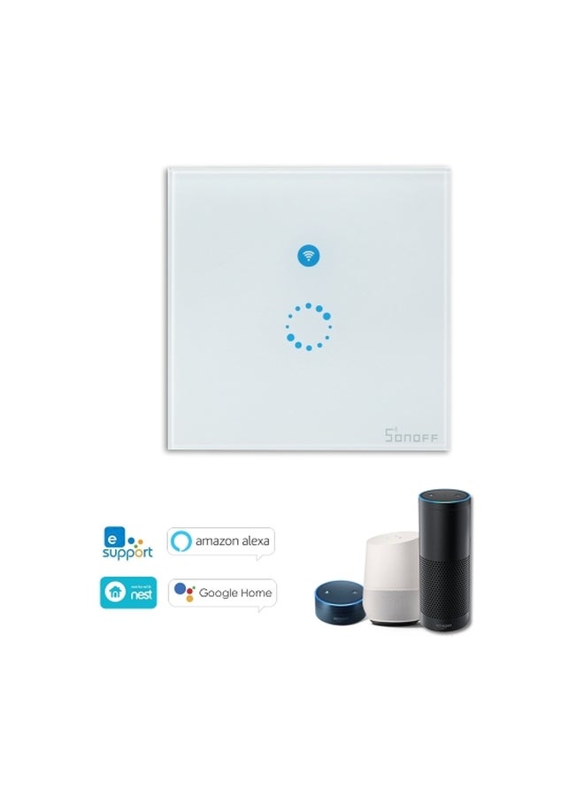 SONOFF - Wifi Touch Screen Switch White/Black - Image 1