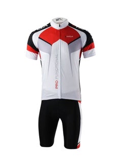 Jersey And Padded Shorts Cycling Set S