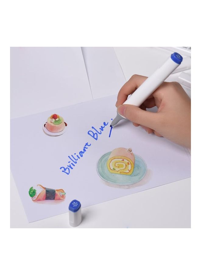 Generic - 60-Piece Dual Tip Marker 3 Multicolour - Image 1