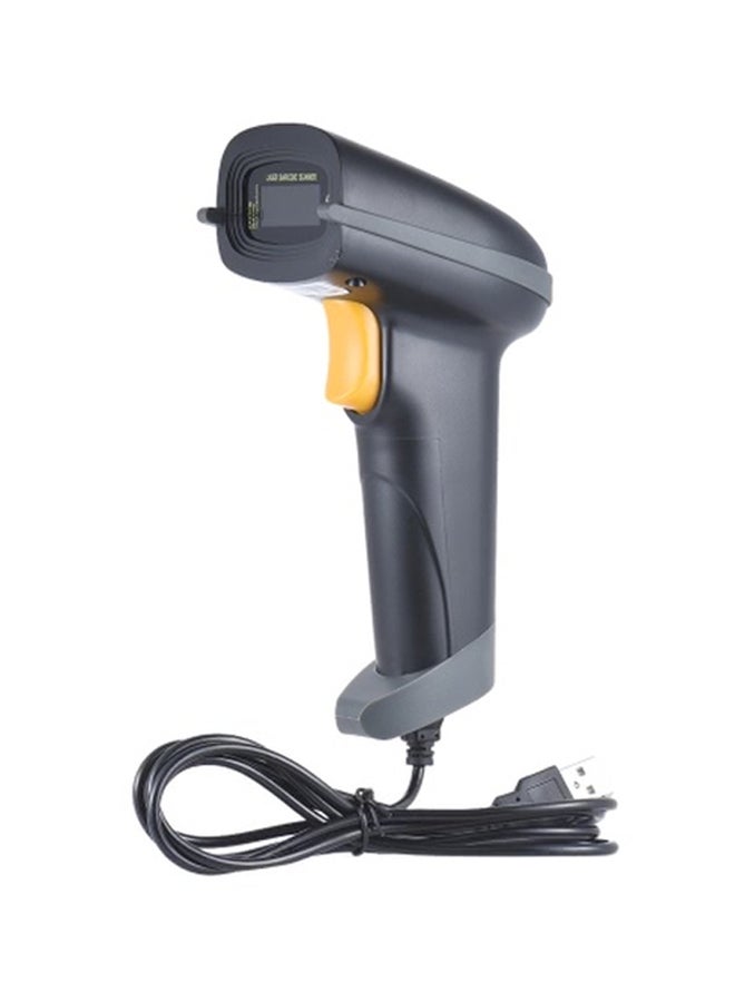 Generic Wireless Barcode Scanner With USB Receiver Black/Orange  - Image 3