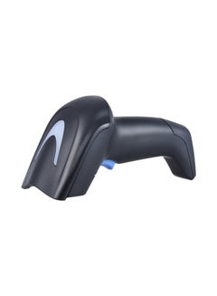 Wireless 1D 2D QR Barcode Scanner With USB Receiver Black/Blue
